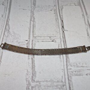 Beautiful vintage mesh chain bracelet 7"
